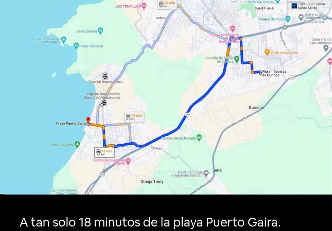 Bonito Apartamento Con Piscinas Central, Acceso A Las Playas Σάντα Μάρτα
